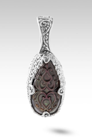 I Am Found Pendant™ in Black Mother of Pearl - Single Stone - only found at SARDA™