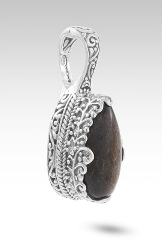 I Am Found Pendant™ in Golden Sheen Obsidian - Single Stone - only found at SARDA™