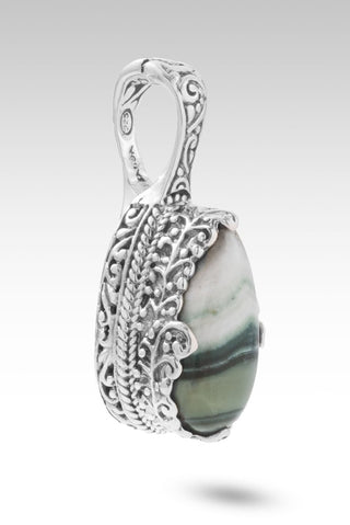 I Am Found Pendant™ in Green Opal - Single Stone - only found at SARDA™