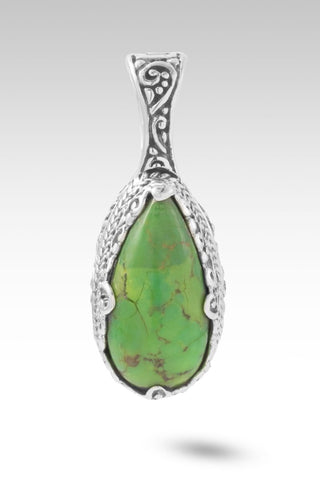 I Am Found Pendant™ in Mohave Green Kingman Turquoise - Single Stone - only found at SARDA™