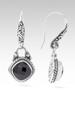 I Am Free Earrings™ in Black Spinel - Bali Wire - only found at SARDA™