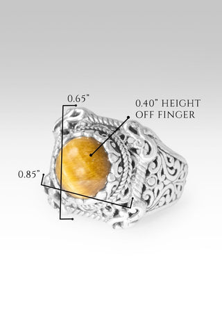 I Am His Treasure Ring™ in Tiger's Eye - Dinner - only found at SARDA™