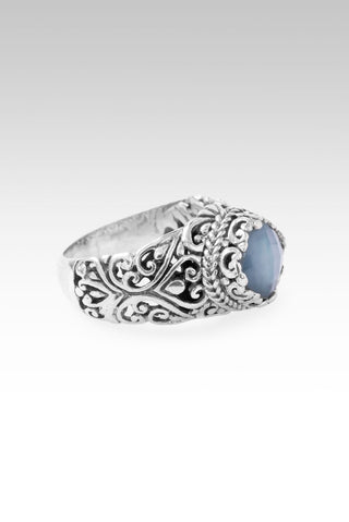 I Am Not My Mistakes Ring™ in Blue Quartz Mother of Pearl - Dinner - only found at SARDA™