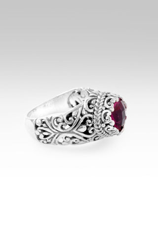 I Am Not My Mistakes Ring™ in Lab Created Ruby - Dinner - only found at SARDA™