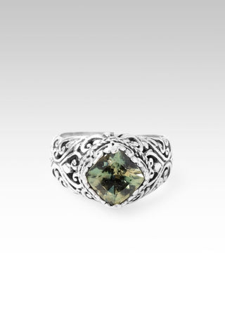 I Am Not My Mistakes Ring™ in Madagascar Green Apatite - Dinner - only found at SARDA™