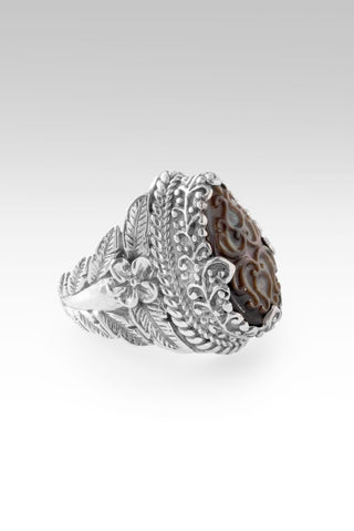I Am Redeemed Ring™ in Black Mother of Pearl - Statement - only found at SARDA™