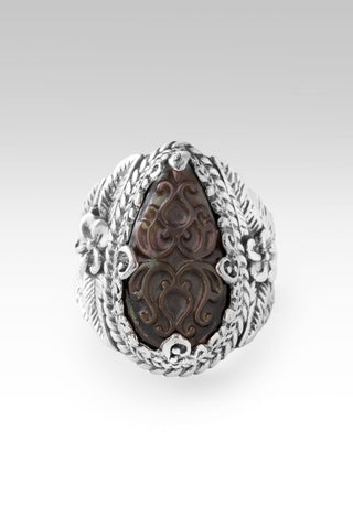 I Am Redeemed Ring™ in Black Mother of Pearl - Statement - only found at SARDA™