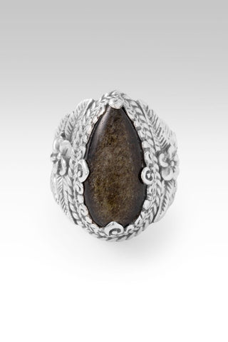 I Am Redeemed Ring™ in Golden Sheen Obsidian - Statement - only found at SARDA™