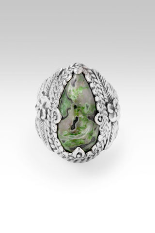 I Am Redeemed Ring™ in Green Lace Agate - Statement - only found at SARDA™