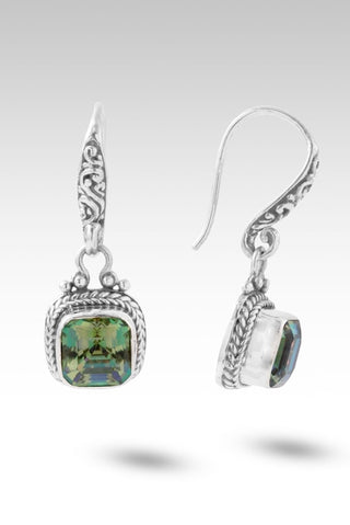 I Believe, I Overcome Earrings™ in Bonjour™ Mystic Quartz - Bali Wire - only found at SARDA™