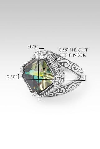 I Believe, I Overcome Ring™ in Bonjour™ Mystic Quartz - Split Shank - only found at SARDA™