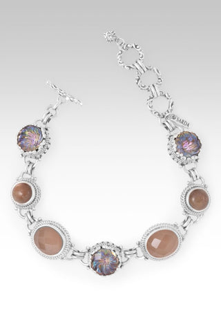 I Believe in Miracles Bracelet™ in Northern Lights™ Mystic Quartz, Peach Moonstone & Sunstone - Multi Stone - only found at SARDA™
