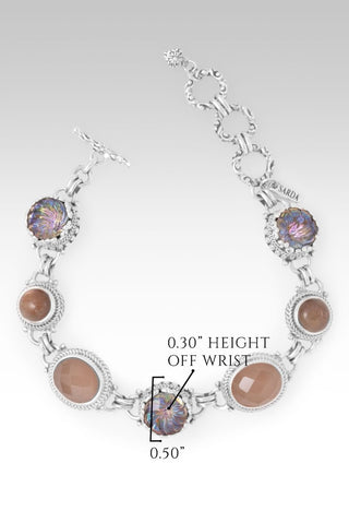 I Believe in Miracles Bracelet™ in Northern Lights™ Mystic Quartz, Peach Moonstone & Sunstone - Multi Stone - only found at SARDA™