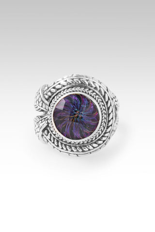 I Believe in Miracles Ring II™ in Northern Lights™ Mystic Quartz - Dinner - only found at SARDA™