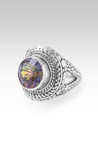I Believe in Miracles Ring II™ in Northern Lights™ Mystic Quartz - Dinner - only found at SARDA™