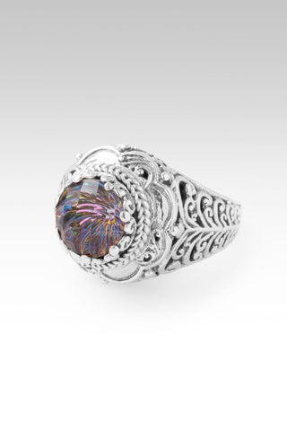 I Believe in Miracles Ring™ in Northern Lights™ Mystic Quartz - Dinner - only found at SARDA™
