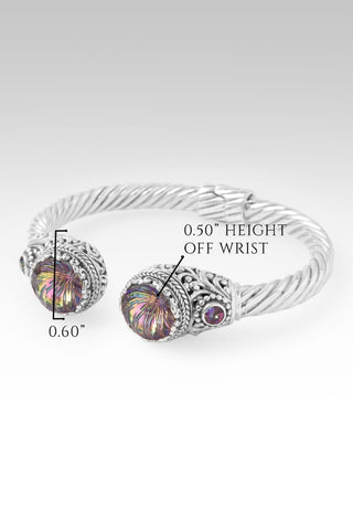 I Believe in Miracles Tip-to-Tip Bracelet™ in Northern Lights™ Mystic Quartz & Bali Sunrise™ Mystic Topaz - Tip-to-Tip - only found at SARDA™