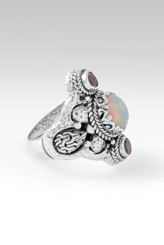 I Can With U Ring™ in Ethiopian Opal & Citrine - Statement - only found at SARDA™
