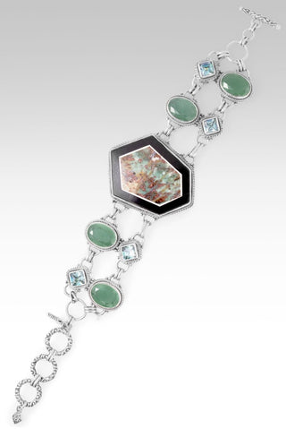 I See Him In Everything Bracelet™ in Golden Fuchsite & Black Calcite, Aventurine & Bali Crush™ Mystic Topaz - Multi Stone - only found at SARDA™