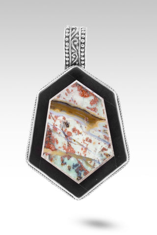 I See Him In Everything Pendant™ in Golden Fuchsite & Black Calcite - Statement - only found at SARDA™