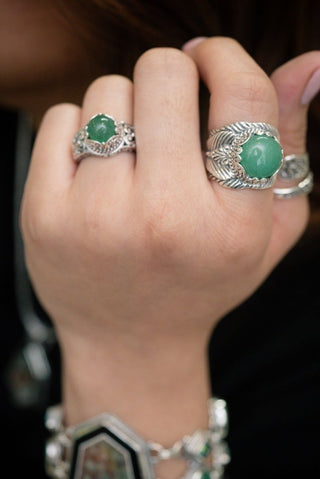 I See Him In Everything Ring II™ in Aventurine - Dinner - only found at SARDA™
