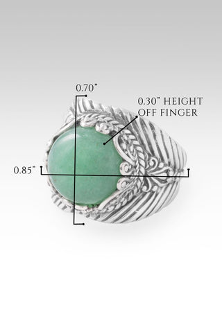 I See Him In Everything Ring II™ in Aventurine - Dinner - only found at SARDA™