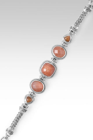 I Surrender All Bracelet™ in Peach Sunstone, Orange Moonstone & Sunstone - Multi Stone - only found at SARDA™