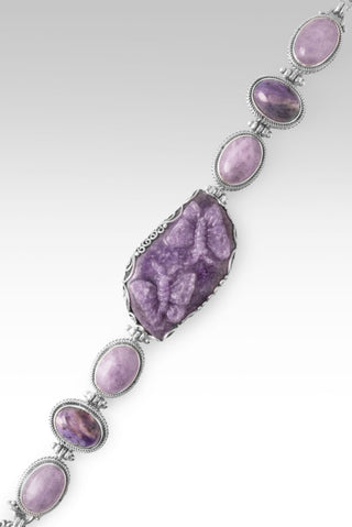 I Thank The Master Bracelet™ in Lepidolite Carved Butterfly, Kunzite & Charoite - Multi Stone - only found at SARDA™