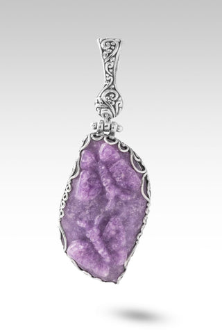 I Thank The Master Pendant™ in Lepidolite Carved Butterfly - Statement - only found at SARDA™
