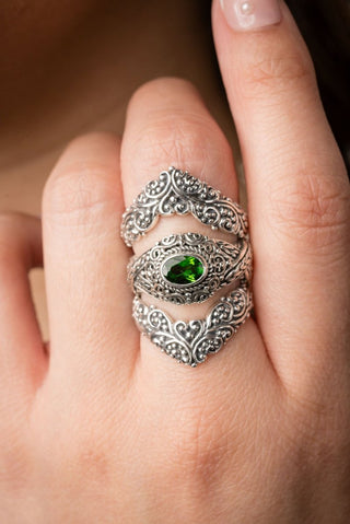 I'm Always Cherished Ring™ in Chrome Diopside - Dinner - only found at SARDA™