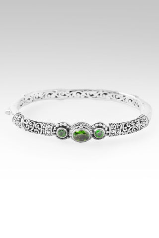 I'm Always Valued Bangle Bracelet™ in Chrome Diopside - Bangle - only found at SARDA™
