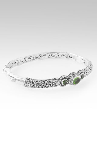 I'm Always Valued Bangle Bracelet™ in Chrome Diopside - Bangle - only found at SARDA™