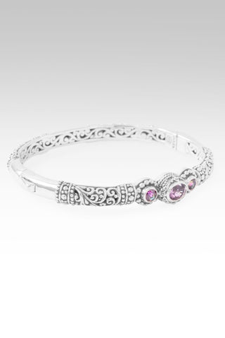 I'm Always Valued Bangle Bracelet™ in Elderberry Spinel & Wild Side™ Mystic Topaz - Bangle - only found at SARDA™