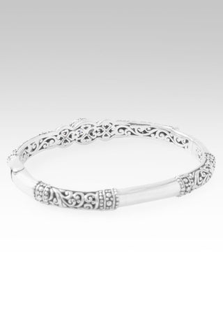 I'm Always Valued Bangle Bracelet™ in Tanzanite & Serenity Blue Chalcedony - Bangle - only found at SARDA™