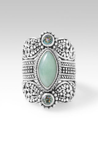 I'm Feeling Blessed Ring™ in Burmese Jade & Bali Crush™ Mystic Topaz - Statement - only found at SARDA™