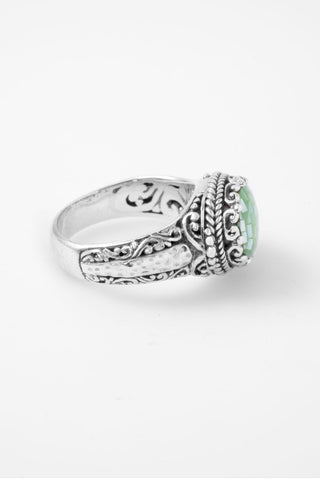 I'm Feeling Blessed Ring™ in Seafoam Mother of Pearl Mosaic - Dinner - only found at SARDA™
