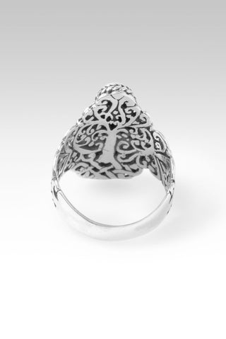 I'm Feeling Blessed Ring™ in Seafoam Mother of Pearl Mosaic & Bali Crush™ Mystic Topaz - Dinner - only found at SARDA™