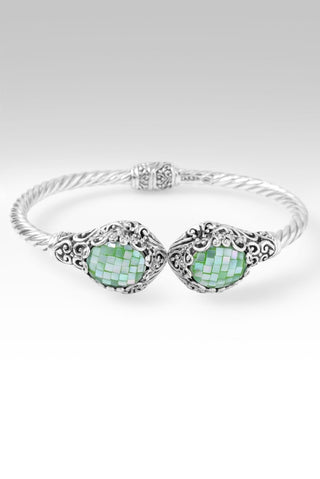 I'm Feeling Blessed Tip-To-Tip Bracelet™ in Seafoam Mother of Pearl Mosaic - Tip-to-Tip - only found at SARDA™