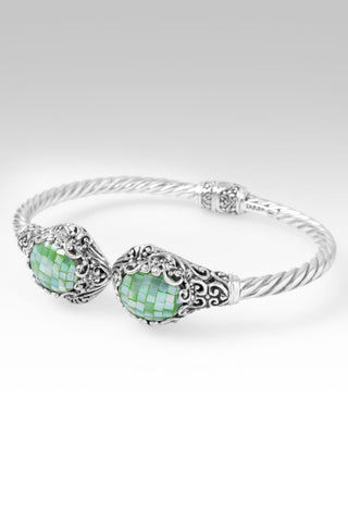 I'm Feeling Blessed Tip-To-Tip Bracelet™ in Seafoam Mother of Pearl Mosaic - Tip-to-Tip - only found at SARDA™