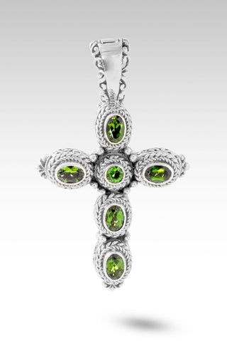 Inheritance is Heaven Pendant™ in Chrome Diopside - Multi Stone - only found at SARDA™
