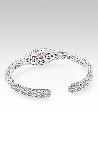 Inspire Others Cuff™ in Pink Fluorite & Rhodolite Garnet - Cuff - only found at SARDA™