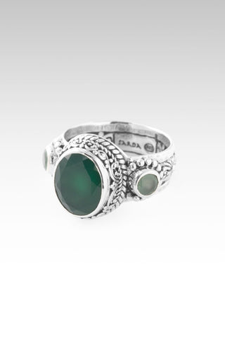 Inspire Others Ring™ in Green Onyx & Green Quartz - Dinner - only found at SARDA™