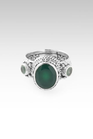 Inspire Others Ring™ in Green Onyx & Green Quartz - Dinner - only found at SARDA™