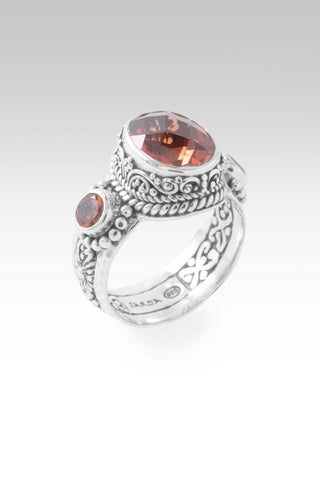 Inspire Others Ring™ in Padparadscha Lab Created Sapphire & Ardent™ Mystic Topaz - Dinner - only found at SARDA™