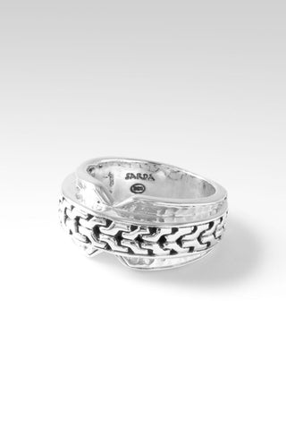 Ironclad Resolve Ring™ in Chainlink - Stackable - SARDA™