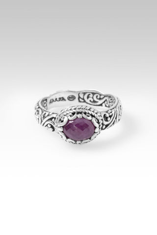 It's Finished Ring™ in Ruby - Dinner - only found at SARDA™