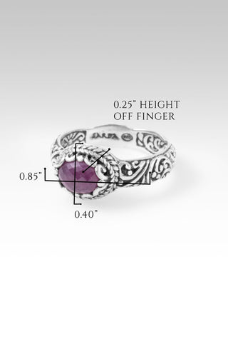 It's Finished Ring™ in Ruby - Dinner - only found at SARDA™