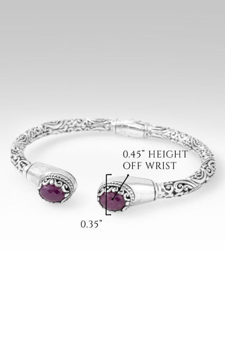 It's Finished Tip-To-Tip Bracelet™ in Ruby - Tip-to-Tip - only found at SARDA™
