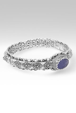 Jesus Take Control Bangle Bracelet™ in Tanzanite - Bangle - only found at SARDA™