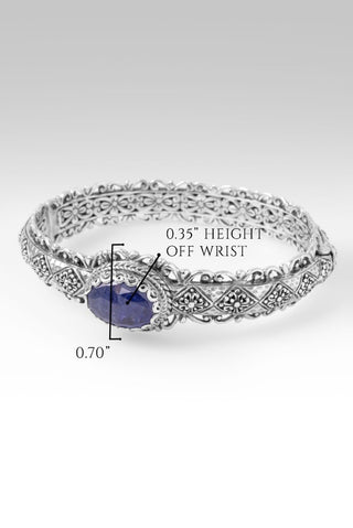 Jesus Take Control Bangle Bracelet™ in Tanzanite - Bangle - only found at SARDA™